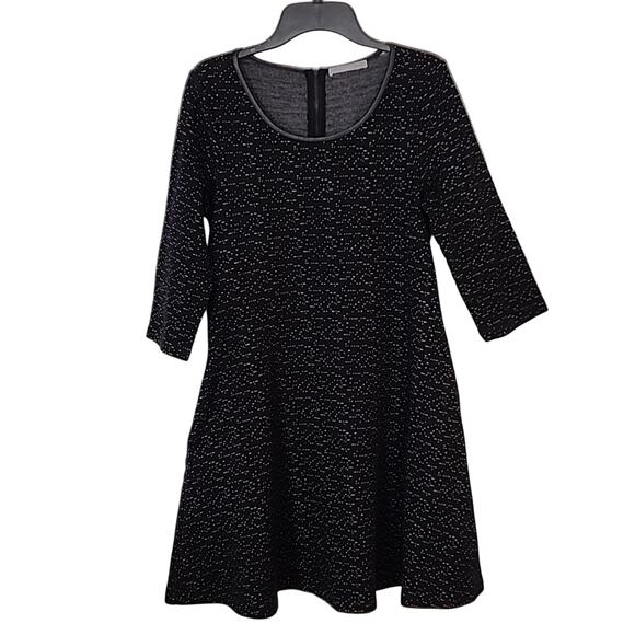 Tart Black Dress with Small Print Pattern, S - Picture 1 of 7